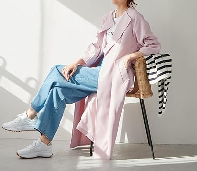 新品未使用　ロペ ROPE スプリングコート ノーカラー ロペピクニック ROPE' PICNIC ノーカラートレンチコート